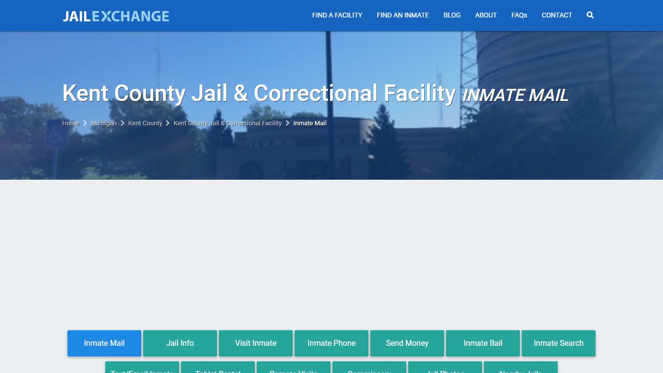 Kent County Jail & Correctional Facility Inmate Mail